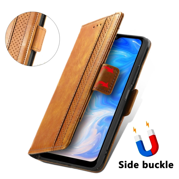 For Doogee N40 Pro CaseNeo Splicing Dual Magnetic Buckle Leather Case with Holder & Card Slots & Wallet(Khaki) - More Brand by PMC TechLife | Online Shopping South Africa | PMC TechLife | Buy Now Pay Later Mobicred