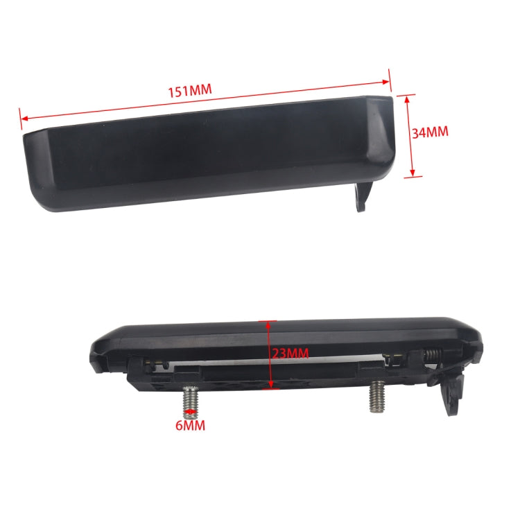 A5258 1 Pair Car Front Door Handle 8060601A10,8060701A10 for Nissan D21 Pickup 1987-1994 - Door Handles by PMC TechLife | Online Shopping South Africa | PMC TechLife | Buy Now Pay Later Mobicred