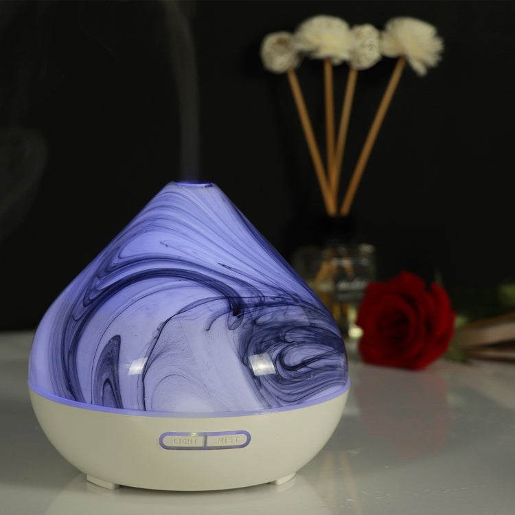 400ml Volcano Shape Humidifier Glass Aromatherapy Machine Automatic Alcohol Sprayer, Plug Specification:AU Plug(White) - free shipping - PMC TechLife - Order now!