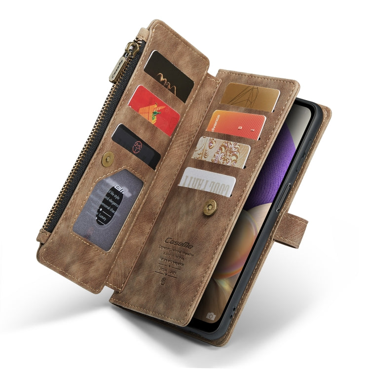 For Samsung Galaxy A32 5G CaseMe-C30 Multifunctional Horizontal Flip PU + TPU Phone Case(Brown) - free shipping - PMC Jewellery - Order now!