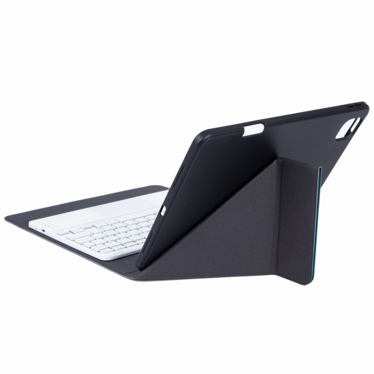 H-102C Touch Bluetooth Keyboard Leather Case with Rear Three-fold Holder For iPad 10.2 2020 & 2019 / Pro 10.5 inch(Purple) - Universal by PMC TechLife | Online Shopping South Africa | PMC TechLife