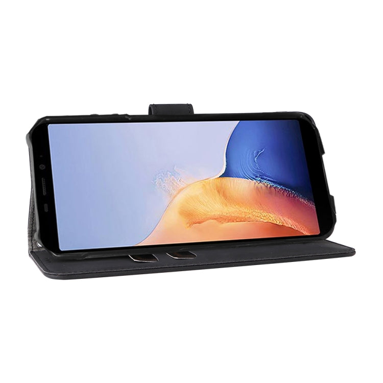 For Ulefone Armor X9 Skin Feel Magnetic Buckle Calf Texture PU Phone Case(Black) - Ulefone Cases by PMC Jewellery | Online Shopping South Africa | PMC Jewellery | Buy Now Pay Later Mobicred