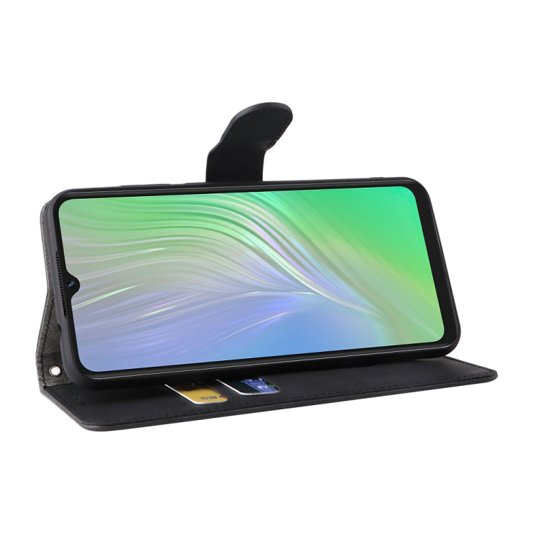 For Blackview A55 Skin Feel Magnetic Buckle Leather Phone Case(Black) - More Brand by PMC TechLife | Online Shopping South Africa | PMC TechLife