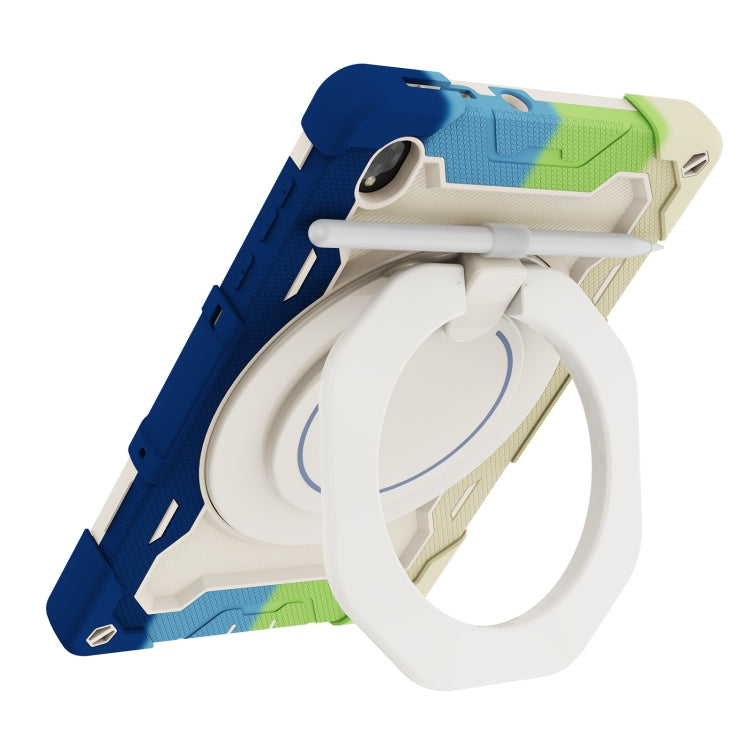 For Lenovo Tab K10 / M10 Plus Armor Contrast Color Silicone + PC Tablet Case(Colorful Blue) - Lenovo by PMC TechLife | Online Shopping South Africa | PMC TechLife | Buy Now Pay Later Mobicred