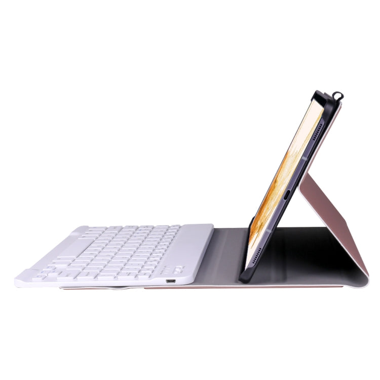 A700 Ultra-thin Bluetooth Keyboard Leather Case For Samsung Galaxy Tab S8 11 inch SM-X700 / SM-X706(Rose Gold) - Samsung Keyboard by PMC TechLife | Online Shopping South Africa | PMC TechLife | Buy Now Pay Later Mobicred