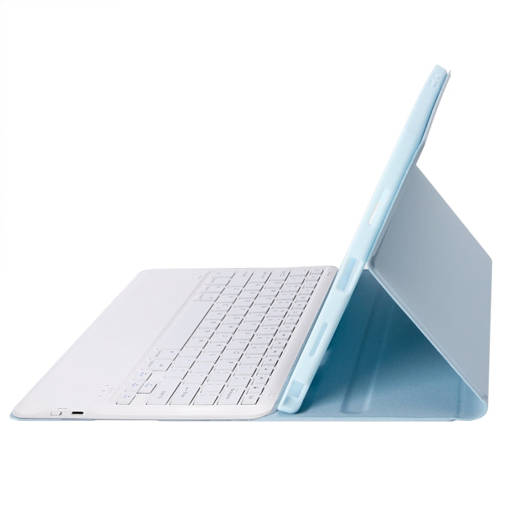 A800B Candy Color Detachable Bluetooth Keyboard Case with Pen Slot for Samsung Galaxy Tab S8+ / S7+ / S7 FE(Ice Blue) - Samsung Keyboard by PMC TechLife | Online Shopping South Africa | PMC TechLife