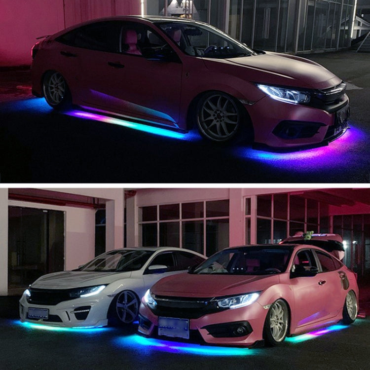 Car Modification Symphony Voice Control LED Chassis Lights, Specification:2 x 120cm + 2 x 150cm - Atmosphere lights by PMC TechLife | Online Shopping South Africa | PMC TechLife | Buy Now Pay Later Mobicred