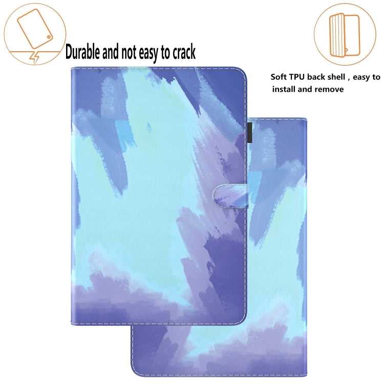 For Lenovo Tab M10 Plus 10.6 3rd Gen. Watercolor Pattern Skin Feel Magnetic Leather Tablet Case(Winter Snow) - Lenovo by PMC TechLife | Online Shopping South Africa | PMC TechLife | Buy Now Pay Later Mobicred