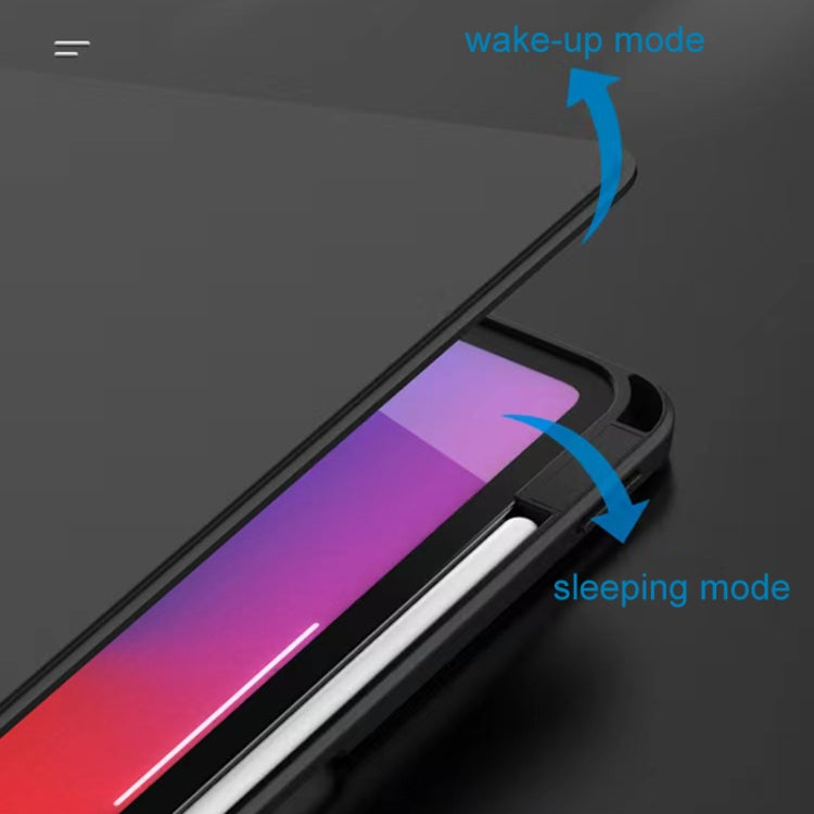 For iPad Pro 12.9 2022 / 2021 / 2020 / 2018 Mutural Jianshang Series Tablet Leather Smart Case(Black) - free shipping - PMC TechLife - Order now!