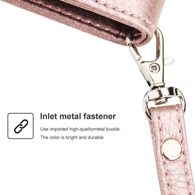 For Huawei P30 Microfiber Zipper Horizontal Flip Leather Case(Rose Gold) - Huawei Cases by PMC TechLife | Online Shopping South Africa | PMC TechLife | Buy Now Pay Later Mobicred