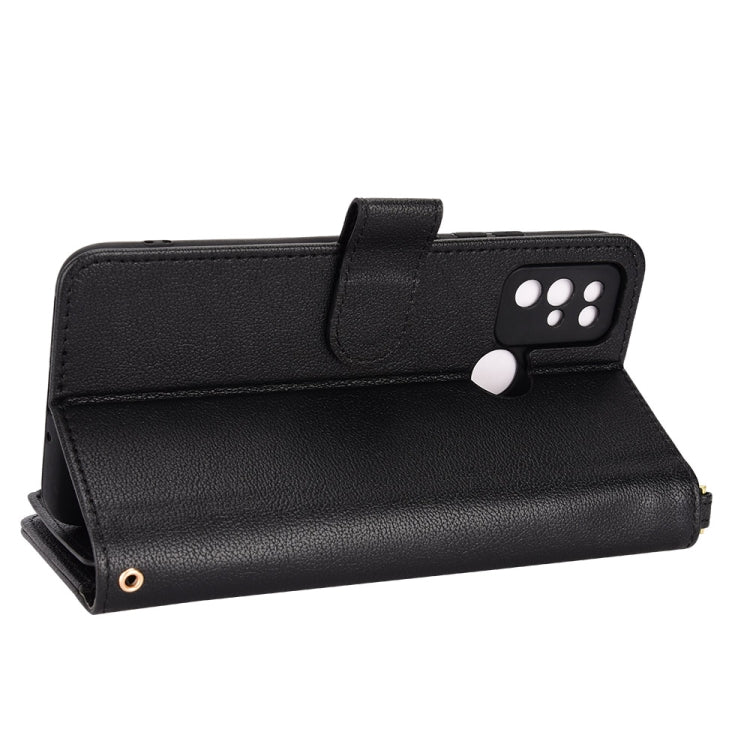 For Doogee X96 Pro Litchi Texture Zipper Leather Phone Case(Black) - Doogee Cases by PMC TechLife | Online Shopping South Africa | PMC TechLife | Buy Now Pay Later Mobicred