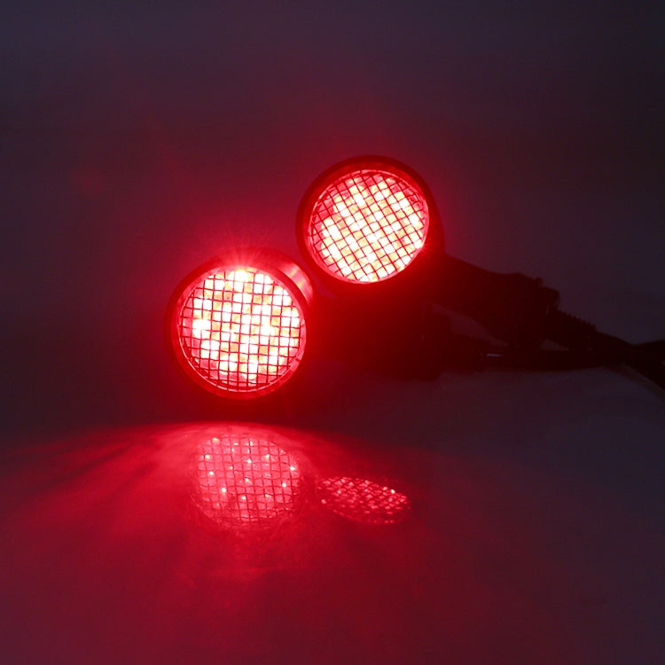 Z008 1 Pair 12V Modified Universal Motorcycle LED Turn Signal, Light Color:Red Light(Black) - Turn Signal by PMC TechLife | Online Shopping South Africa | PMC TechLife | Buy Now Pay Later Mobicred