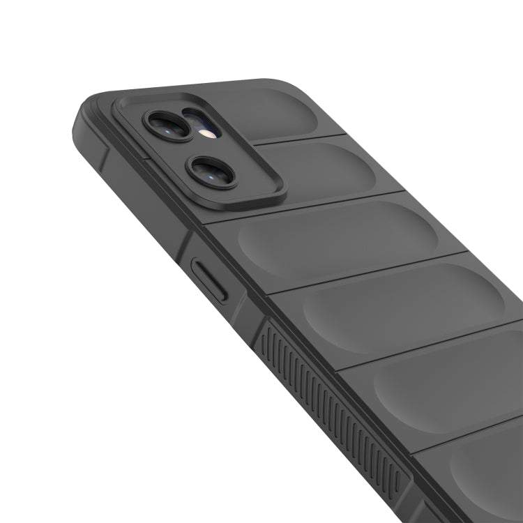For OPPO Reno7 5G Global / Find X5 Lite Magic Shield TPU + Flannel Phone Case(Dark Blue) - OPPO Cases by PMC TechLife | Online Shopping South Africa | PMC TechLife | Buy Now Pay Later Mobicred