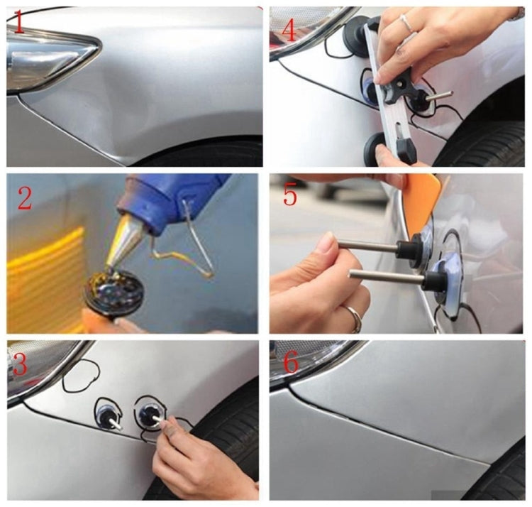 D4 Car Paintless Dent Dings Repair Bridge Puller Lifter Tools Kit - Sheet Metal Tools by PMC TechLife | Online Shopping South Africa | PMC TechLife | Buy Now Pay Later Mobicred