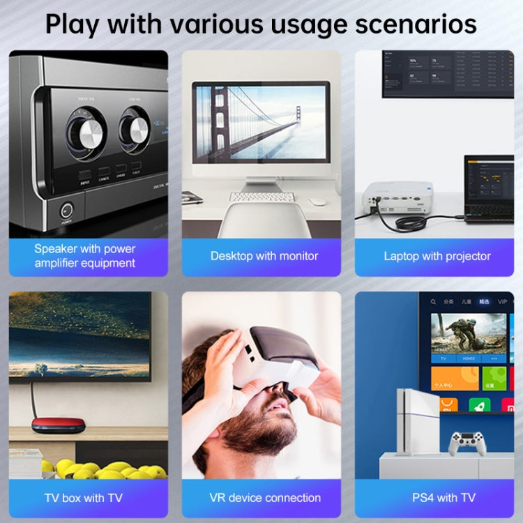 For HDMI 3m 2.0 Version HD Cable 19 + 1 Standard Oxygen-Free Copper Metal Sshell 4K TV Flat Cable(Gun Black + Nylon Mesh) - free shipping - PMC TechLife - Order now!