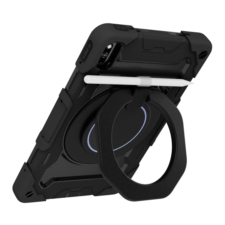 For Huawei MatePad 10.4 Armor Contrast Color Silicone + PC Tablet Case(Black) - Huawei by PMC TechLife | Online Shopping South Africa | PMC TechLife | Buy Now Pay Later Mobicred