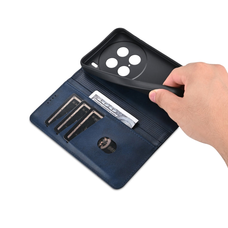 For vivo X100 Ultra AZNS Magnetic Calf Texture Leather Phone Case(Dark Blu) - free shipping - PMC Jewellery - Order now!