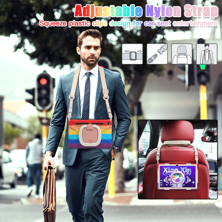 For Lenovo Tab M10 Plus 10.6 3rd Gen 2022 Silicone + PC Protective Tablet Case(Colorful Red) - Lenovo by PMC TechLife | Online Shopping South Africa | PMC TechLife | Buy Now Pay Later Mobicred