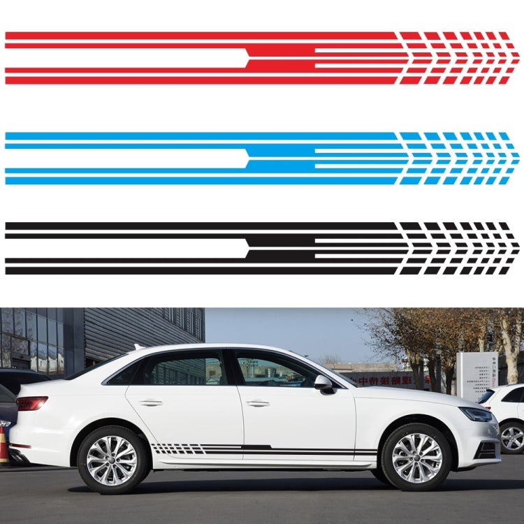 D-730 Stripe Pattern Car Modified Decorative Sticker(Blue) - Decorative Sticker by PMC Jewellery | Online Shopping South Africa | PMC Jewellery | Buy Now Pay Later Mobicred