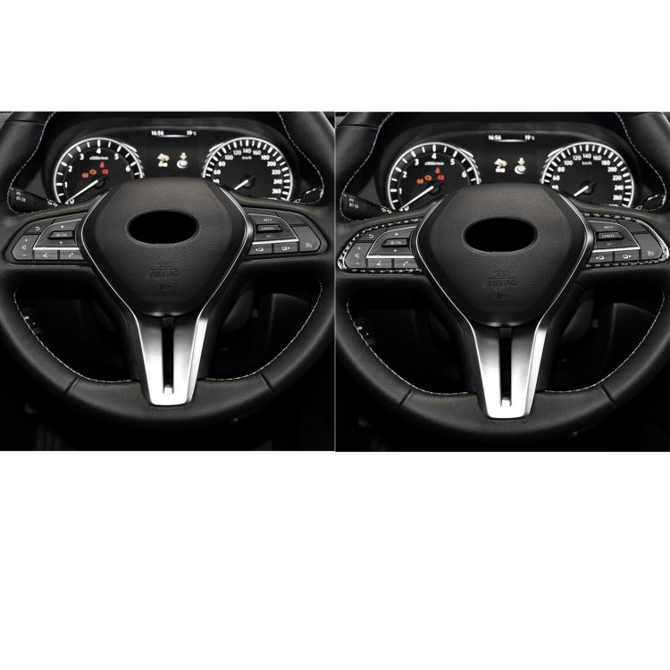 Car Carbon Fiber Steering Wheel Buttons Decorative Sticker for Infiniti Q50 2014-2020 / Q60 / QX60(Black) - Steering Wheel Accessories by PMC TechLife | Online Shopping South Africa | PMC TechLife | Buy Now Pay Later Mobicred