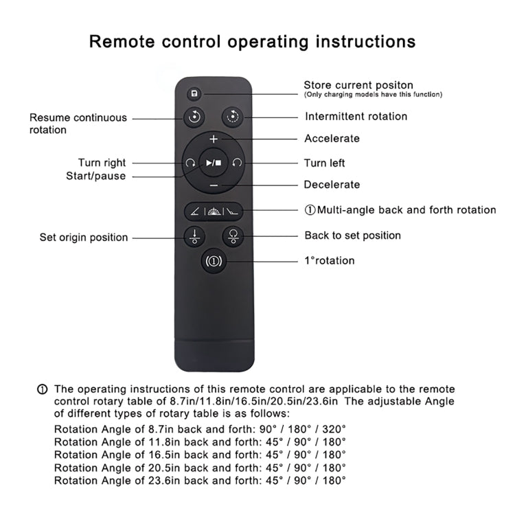 42cm Charging Rotating Display Stand Video Shooting Turntable, Load: 100kg, Power Plug:EU Plug(Black) - by PMC TechLife | Online Shopping South Africa | PMC TechLife | Buy Now Pay Later Mobicred