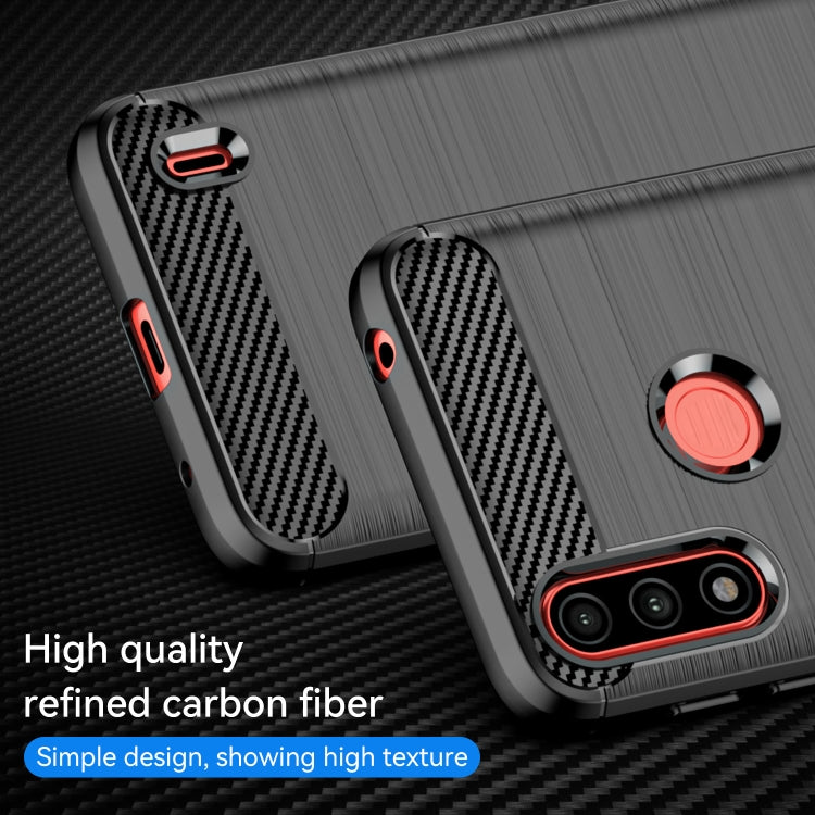 For Lenovo K13 Brushed Texture Carbon Fiber TPU Phone Case(Black) - Lenovo by PMC TechLife | Online Shopping South Africa | PMC TechLife | Buy Now Pay Later Mobicred