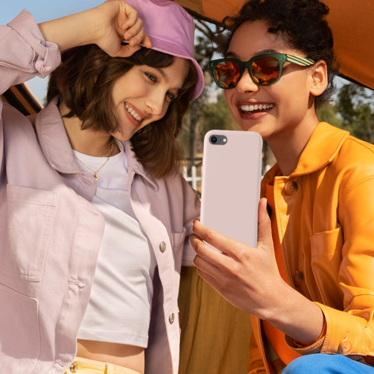 For iPhone SE 2022 / SE 2020 Shockproof Full Coverage Silicone Soft Protective Case(Pink) - free shipping - PMC TechLife - Order now!