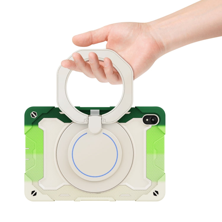 For Lenovo Tad P11 Armor Contrast Color Silicone + PC Tablet Case(Colorful Green) - free shipping - PMC TechLife - Order now!