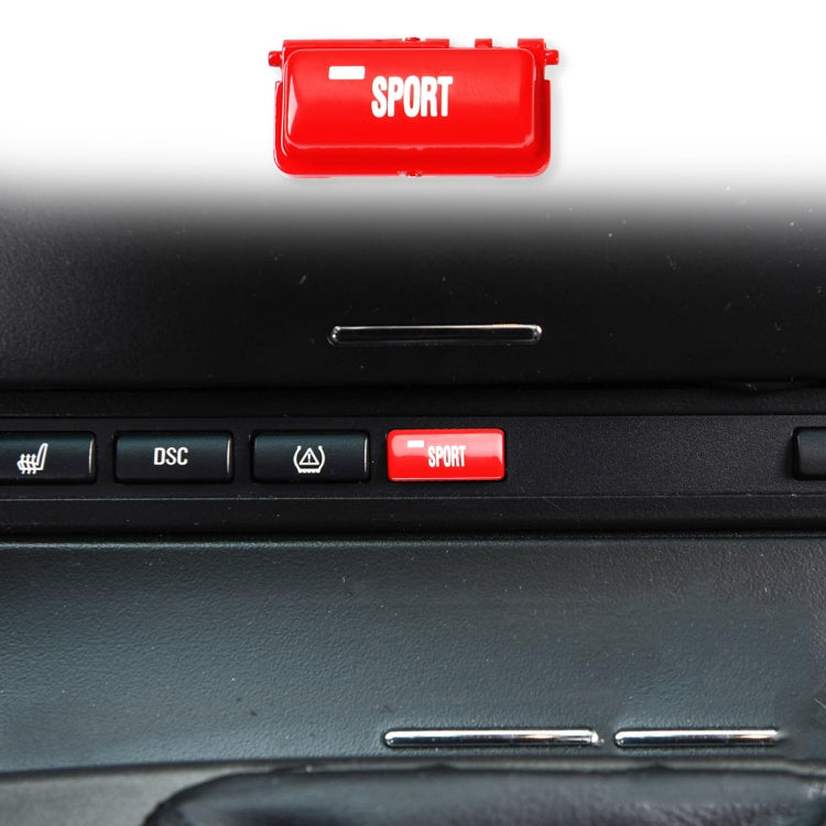 Car Sport Mode Sport Button for BMW M3 1998-2004 E46,Left and Right Drive(Red) - Car Interior Mouldings by PMC TechLife | Online Shopping South Africa | PMC TechLife | Buy Now Pay Later Mobicred