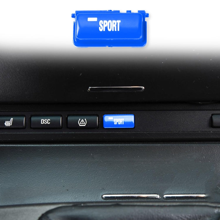 Car Sport Mode Sport Button for BMW M3 1998-2004 E46,Left and Right Drive(Blue) - Car Interior Mouldings by PMC TechLife | Online Shopping South Africa | PMC TechLife | Buy Now Pay Later Mobicred