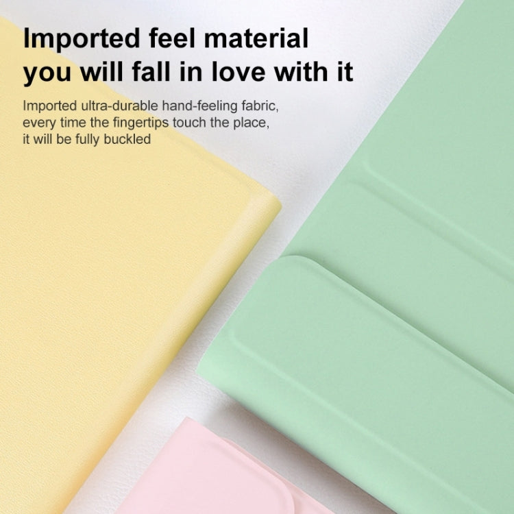 Round Cap Bluetooth Keyboard Leather Case with Pen Slot, without Touchpad For Samsung Galaxy Tab A7 10.4 2020(Black+Black Keyboard) - Samsung Keyboard by PMC TechLife | Online Shopping South Africa | PMC TechLife