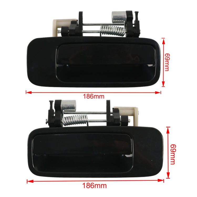 A7771 1 Pair Car Rear Outside Door Handle 69240-AA010 for Toyota Camry 1997-2001 - Door Handles by PMC TechLife | Online Shopping South Africa | PMC TechLife | Buy Now Pay Later Mobicred