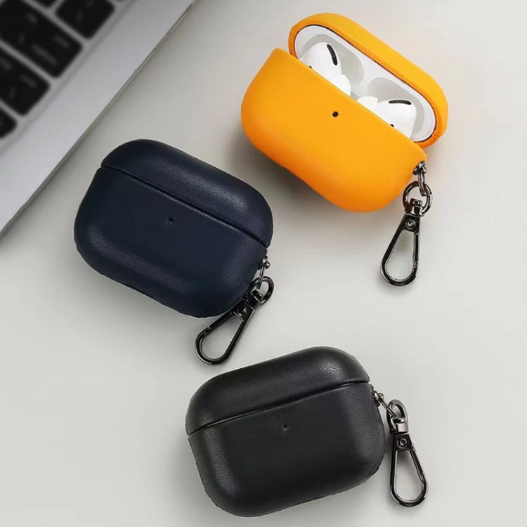 For Apple AirPods Pro PU Leather Wireless Bluetooth Earphone Protective Case(Red) - For AirPods Pro by PMC Jewellery | Online Shopping South Africa | PMC Jewellery | Buy Now Pay Later Mobicred