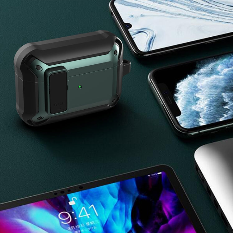 For AirPods Pro 2 Wireless Earphones Shockproof Bumblebee Silicone Protective Case(Black Blue) - For AirPods Pro 2 by PMC Jewellery | Online Shopping South Africa | PMC Jewellery | Buy Now Pay Later Mobicred