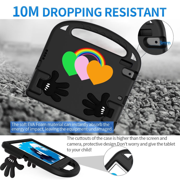 For Huawei MediaPad T5 10 Love Small Palm Holder EVA Tablet Case(Black) - free shipping - PMC TechLife - Order now!