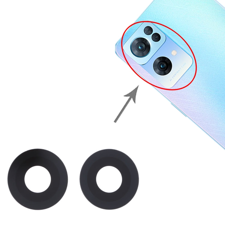 For OPPO Reno7 Pro 10 PCS Back Camera Lens - Camera Series by PMC TechLife | Online Shopping South Africa | PMC TechLife