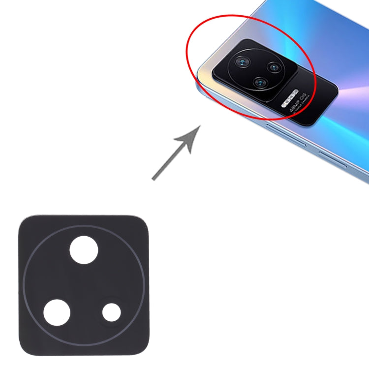 For Xiaomi Redmi K40S/Poco F4 10 PCS Back Camera Lens - Camera by PMC TechLife | Online Shopping South Africa | PMC TechLife