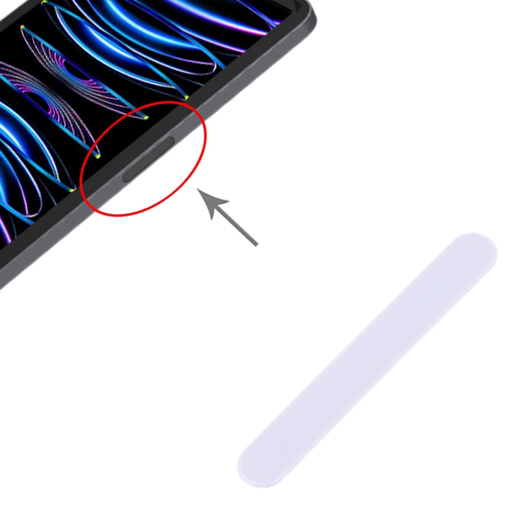 For iPad Pro 11 inch 2018 2020 2021 Right Side Button Sticker(White) - 11 inch 2020 by PMc TechLife | Online Shopping South Africa | PMc TechLife | Buy Now Pay Later Mobicred