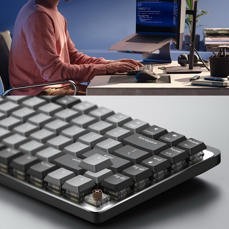 Logitech MX Mechanical Wireless Bluetooth Dual Mode Keyboard with Logi Bolt USB Receiver(Brown Axis) - free shipping - PMC TechLife - Order now!