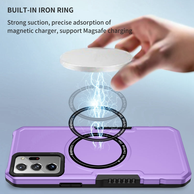 For Samsung Galaxy Note20 Ultra MagSafe Shockproof Armor Phone Case(Purple) - free shipping - PMC TechLife - Order now!