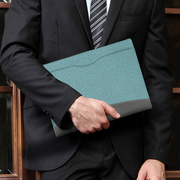 For Microsoft Surface Pro 8 Cloth Texture Stitching Leather Tablet Case(Black Grey) - Others by PMC TechLife | Online Shopping South Africa | PMC TechLife | Buy Now Pay Later Mobicred