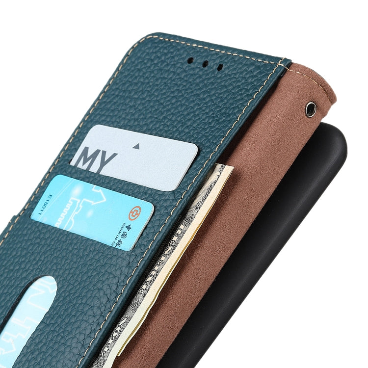 For Nokia X30 5G KHAZNEH Litchi Genuine Leather Phone Case(Green) - Nokia Cases by PMC TechLife | Online Shopping South Africa | PMC TechLife | Buy Now Pay Later Mobicred