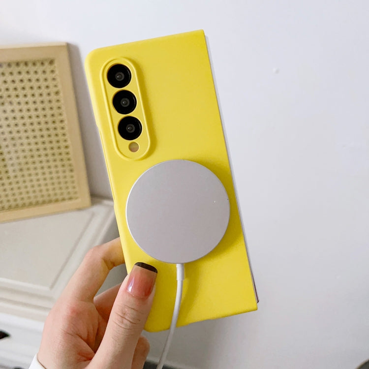 For Samsung Galaxy Z Fold4 Skin Feel MagSafe Magnetic Phone Case(Dark Green) - Galaxy Z Fold4 5G Cases by PMC TechLife | Online Shopping South Africa | PMC TechLife