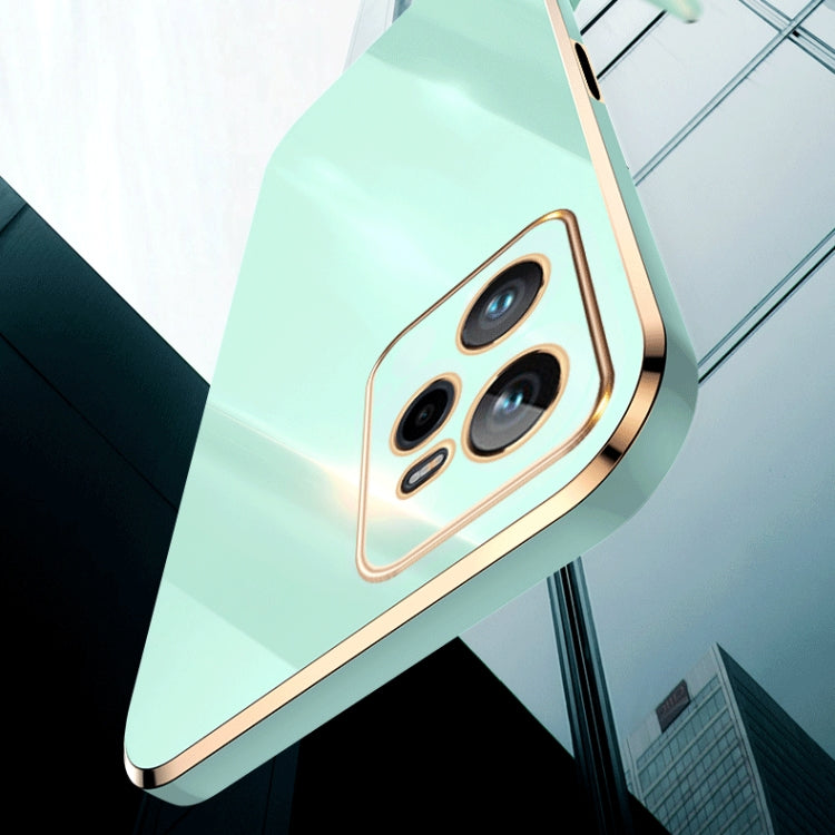 For Realme C35 XINLI Straight 6D Plating Gold Edge TPU Phone Case(Black) - Realme Cases by PMC TechLife | Online Shopping South Africa | PMC TechLife