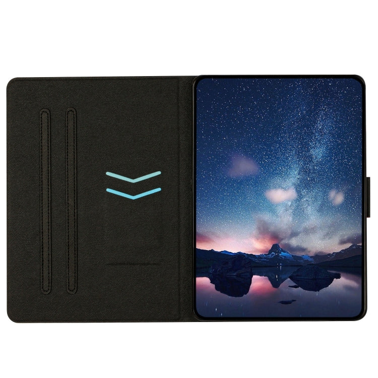 For Lenovo Tab M10 Plus Solid Color Crocodile Texture Leather Smart Tablet Case(Purple) - Lenovo by PMC TechLife | Online Shopping South Africa | PMC TechLife | Buy Now Pay Later Mobicred