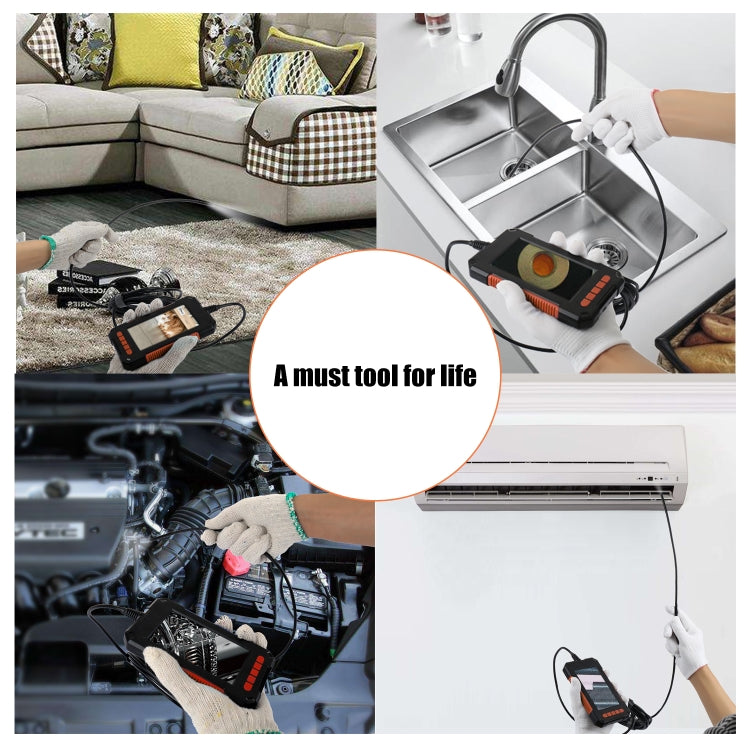 P40 8mm HD Waterproof Portable Integrated Hand-held Vertical Screen Industry Endoscope, Length:2m(Hardwire) - by PMC Jewellery | Online Shopping South Africa | PMC Jewellery | Buy Now Pay Later Mobicred