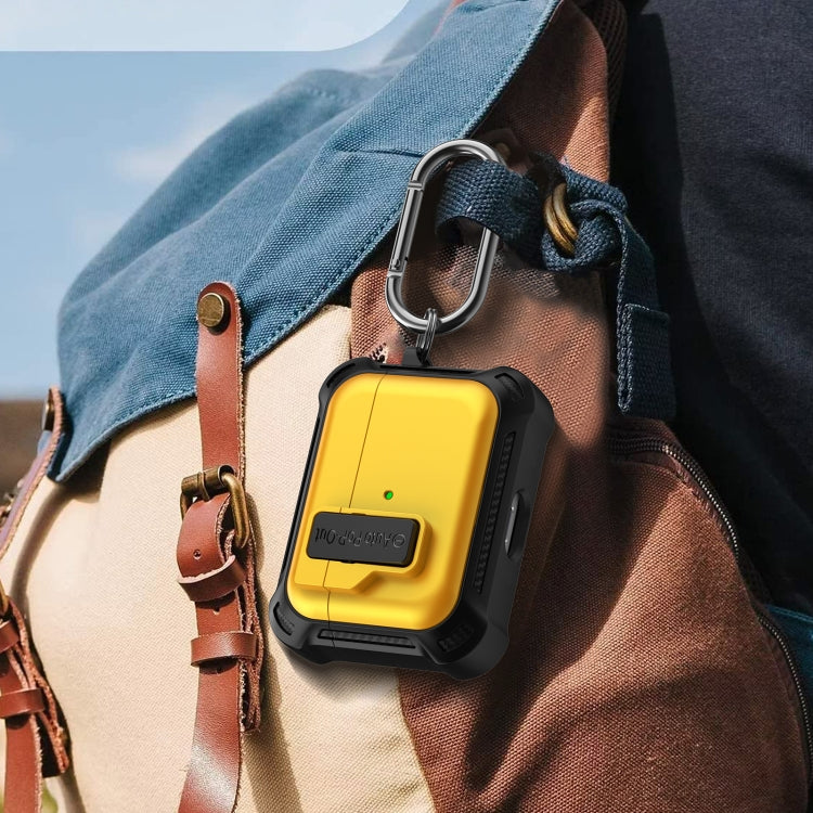 For AirPods Pro Signal Flag Wireless Earphones Case with Security Lock(Blue) - For AirPods Pro by PMC Jewellery | Online Shopping South Africa | PMC Jewellery | Buy Now Pay Later Mobicred