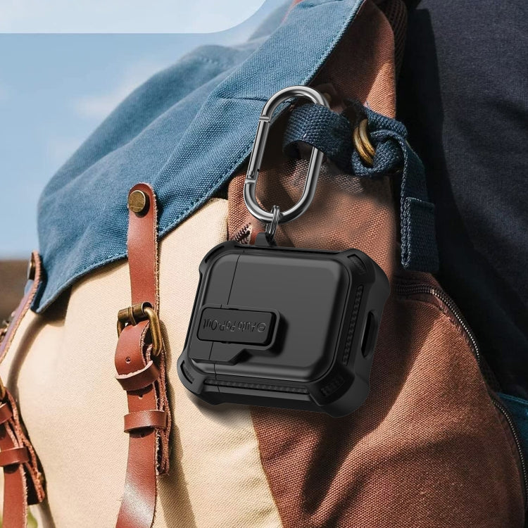 For AirPods 1 / 2 Signal Flag Wireless Earphones Case with Security Lock(Yellow) - For AirPods 1/2 by PMC Jewellery | Online Shopping South Africa | PMC Jewellery | Buy Now Pay Later Mobicred