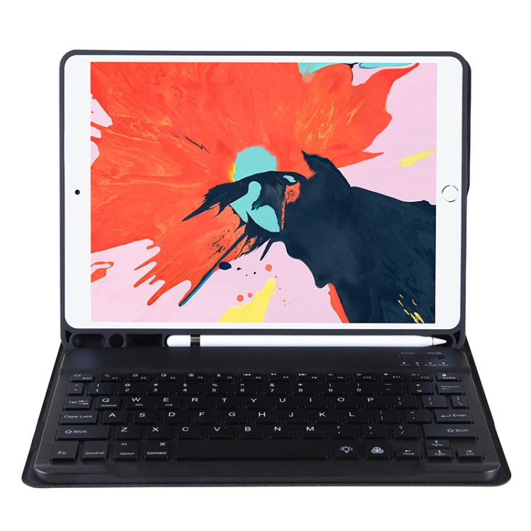 T102B For iPad Air / Pro 10.5 inch (2019) TPU Candy Color Ultra-thin Bluetooth Keyboard Tablet Case with Stand & Pen Slot(Black) - Universal by PMC Jewellery | Online Shopping South Africa | PMC Jewellery | Buy Now Pay Later Mobicred