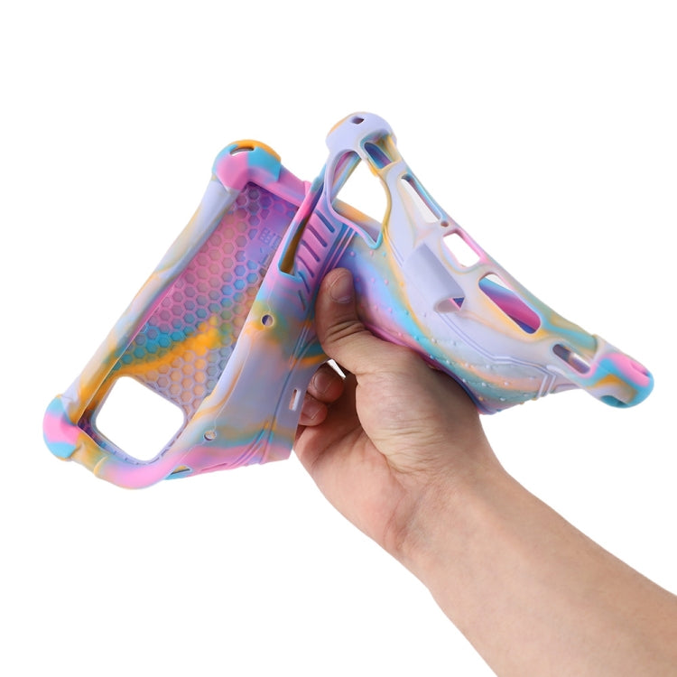 For TCL 10 Tab Max 4G Portable Silicone Tablet Protective Case(Purple) - Others by PMC TechLife | Online Shopping South Africa | PMC TechLife | Buy Now Pay Later Mobicred